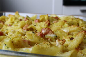 Pasta ovenschotel met 3 kazen.1