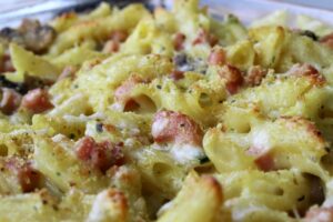 Pasta ovenschotel met 3 kazen.3