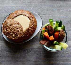 kaasfondue in brood 2