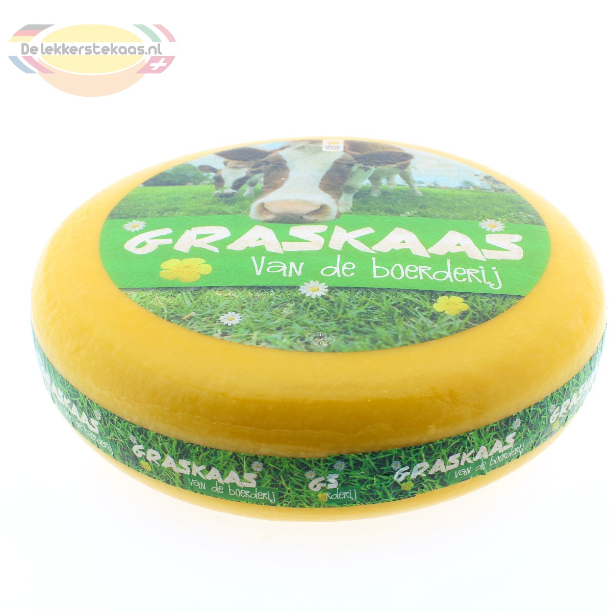 Graskaas van de Boerderij — hele kaas